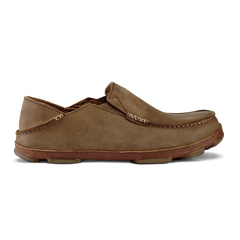 Moloā Men's Leather Slip On Shoes - Ray / Toffee | OluKai Men