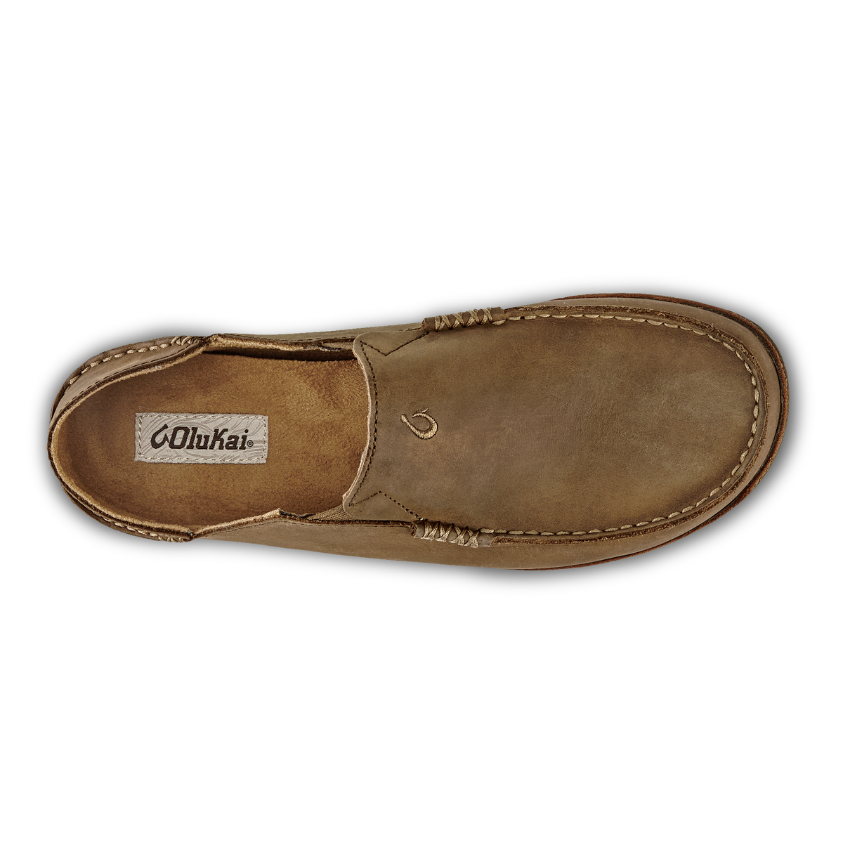 Moloā Men's Leather Slip On Shoes - Ray / Toffee | OluKai Men