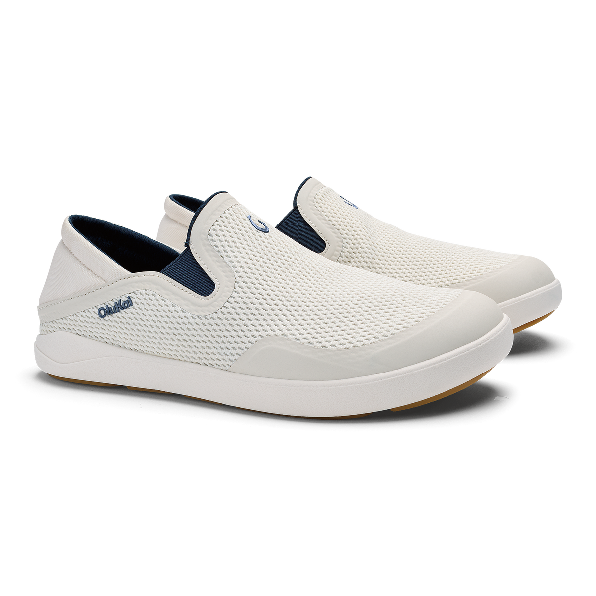 Moku Slip-on - White Sand / Trench Blue | OluKai Men