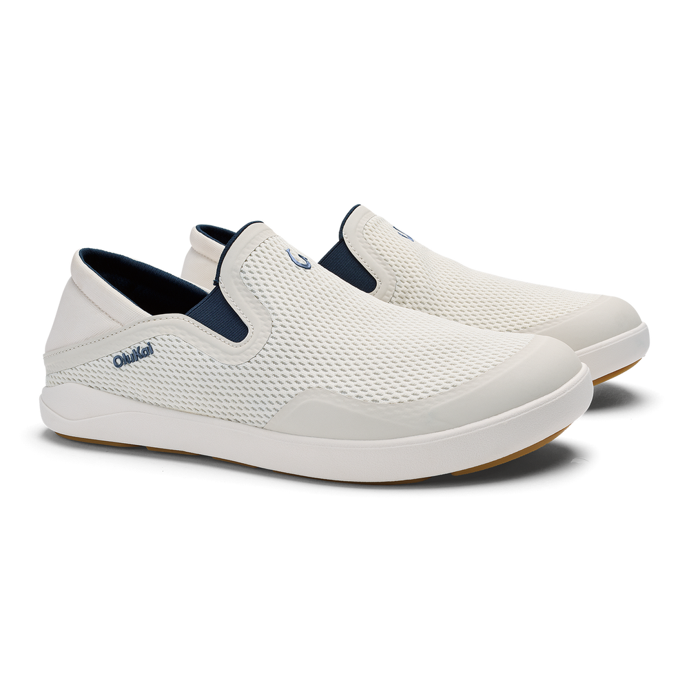 Moku Slip-on - White Sand / Trench Blue | OluKai Men