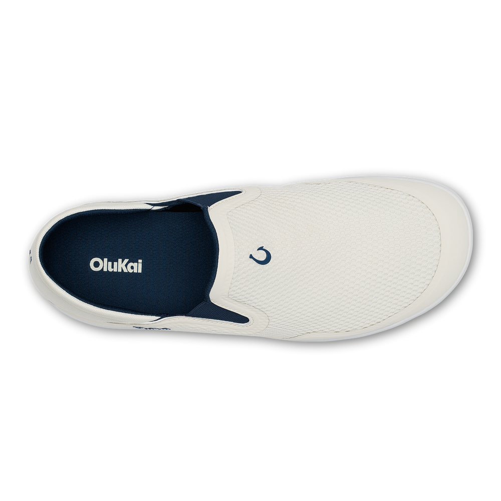Moku Slip-on - White Sand / Trench Blue | OluKai Men