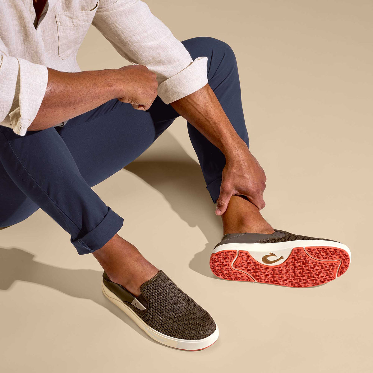 Lae‘ahi Men's Slip-On Sneakers - Kona | OluKai Men