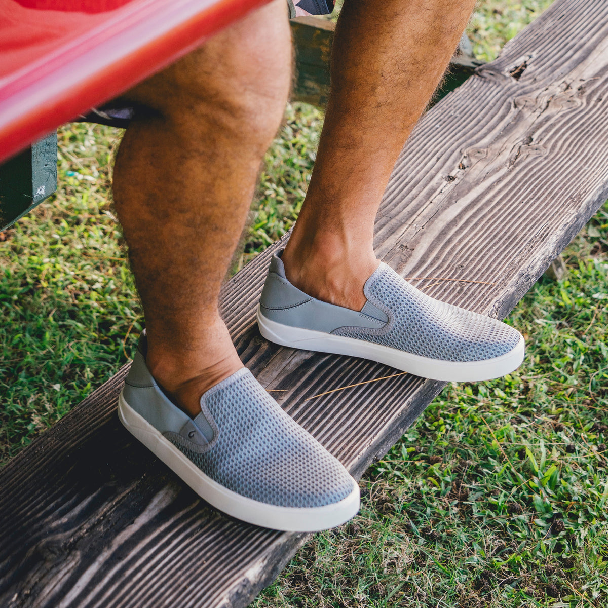 Lae‘ahi Men's Slip-On Sneakers - Poi | OluKai Men