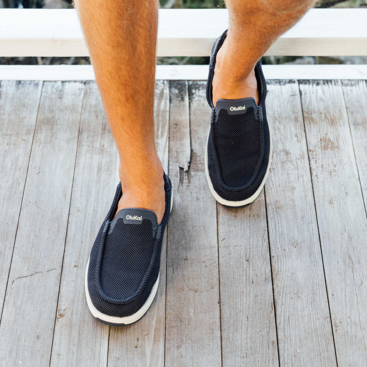 Kākaha Mesh Men‘s Slip-On Shoes - Navy | OluKai Men