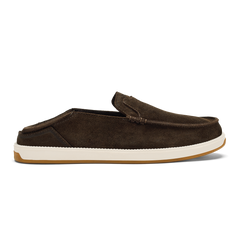 Kākaha Nia Men‘s Suede Slip-On Shoes - Dark Wood | OluKai Men