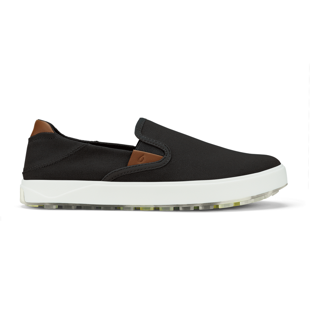 Wai‘alae Slip On Men’s Golf Shoes - Lava Rock | OluKai Men