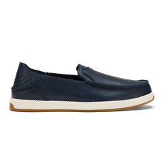 Kākaha Nia Men‘s Suede Slip-On Shoes - Mood Indigo | OluKai Men