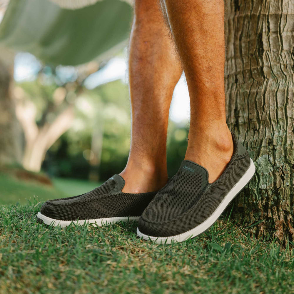 Kākaha Mesh Men‘s Slip-On Shoes - Nori | OluKai Men