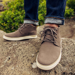 Papakū 'Ili Men’s Waterproof Leather Boots- Mustang | OluKai Men