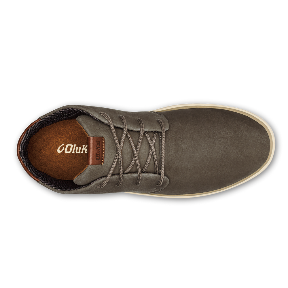 Papakū 'Ili Men’s Waterproof Leather Boots- Mustang | OluKai Men
