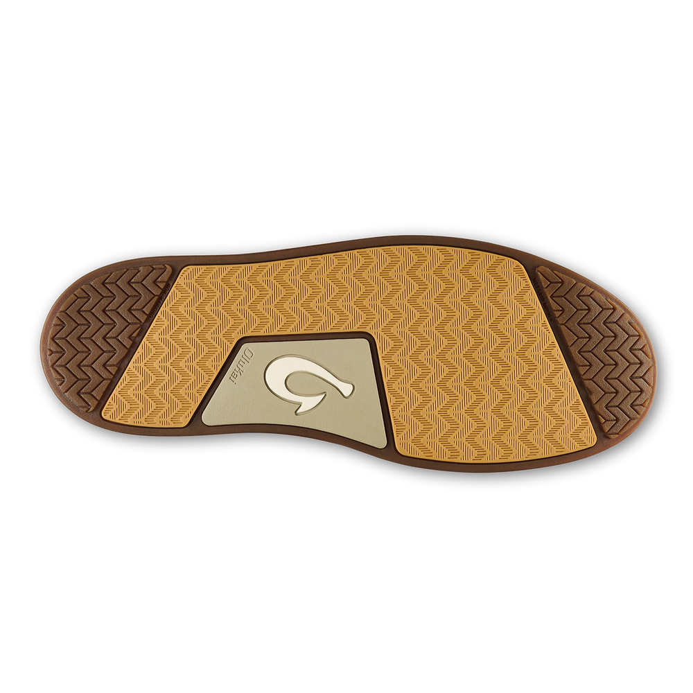 Papakū 'Ili Men’s Waterproof Leather Boots- Mustang | OluKai Men