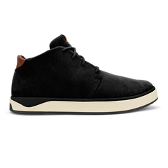 Papakū 'Ili Men’s Waterproof Leather Boots- Black | OluKai Men