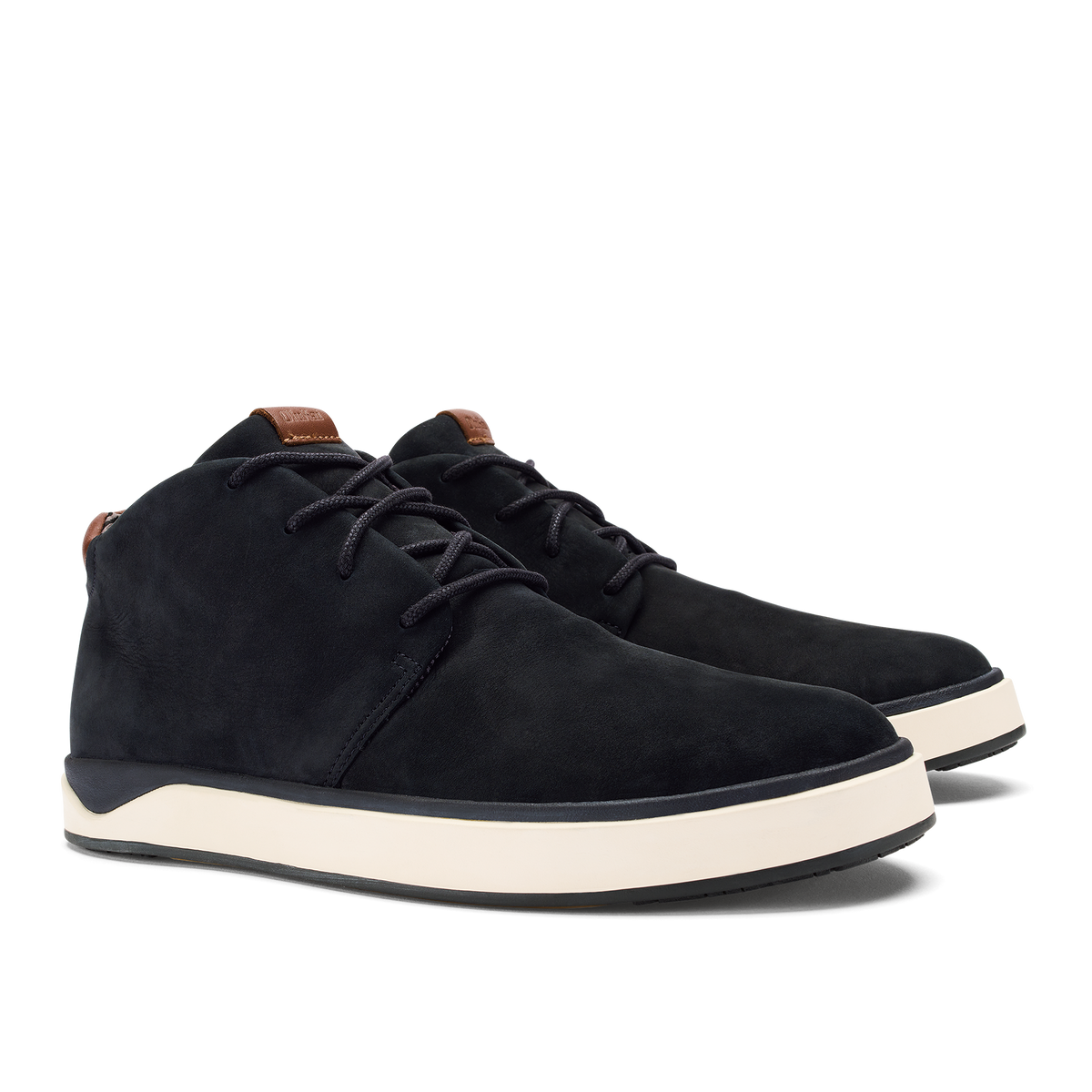Papakū 'Ili Men’s Waterproof Leather Boots- Black | OluKai Men