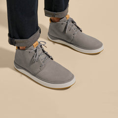 Papakū 'Ili Men’s Waterproof Leather Boots- Graphite | OluKai Men