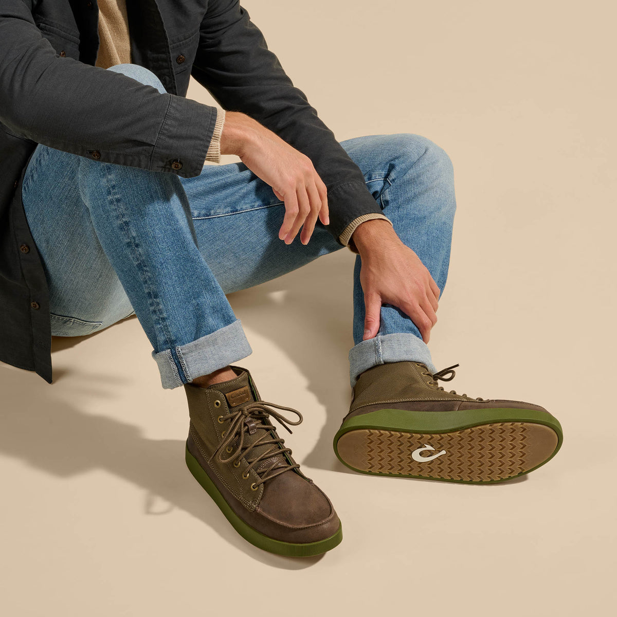 Mōlina Men’s Waterproof Leather Boots - Mustang Hanu | OluKai Men