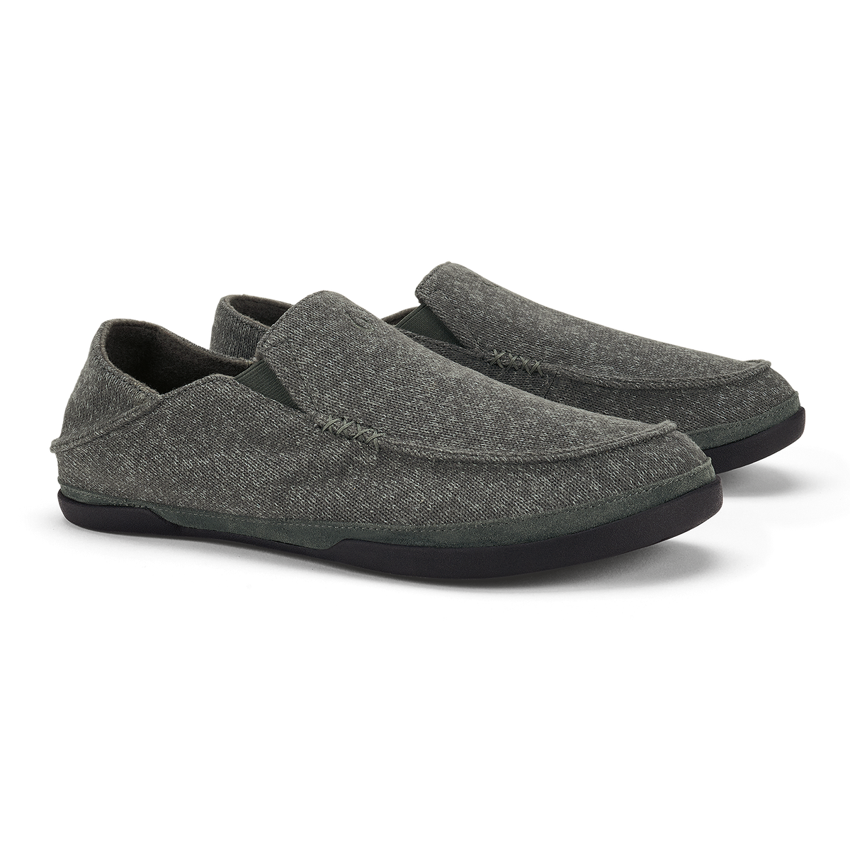 Moloā Hulu Men's Lightweight Slippers - Lava Rock | OluKai Men