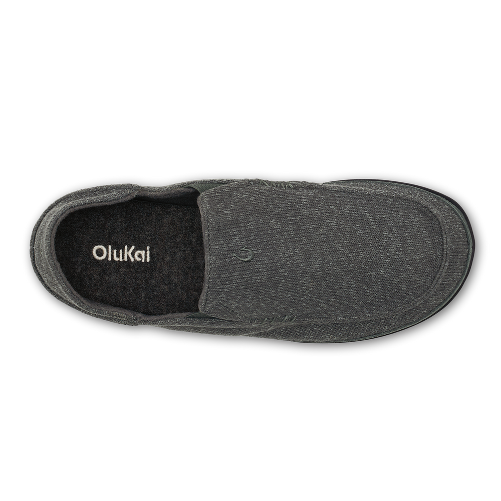 Moloā Hulu Men's Lightweight Slippers - Lava Rock | OluKai Men