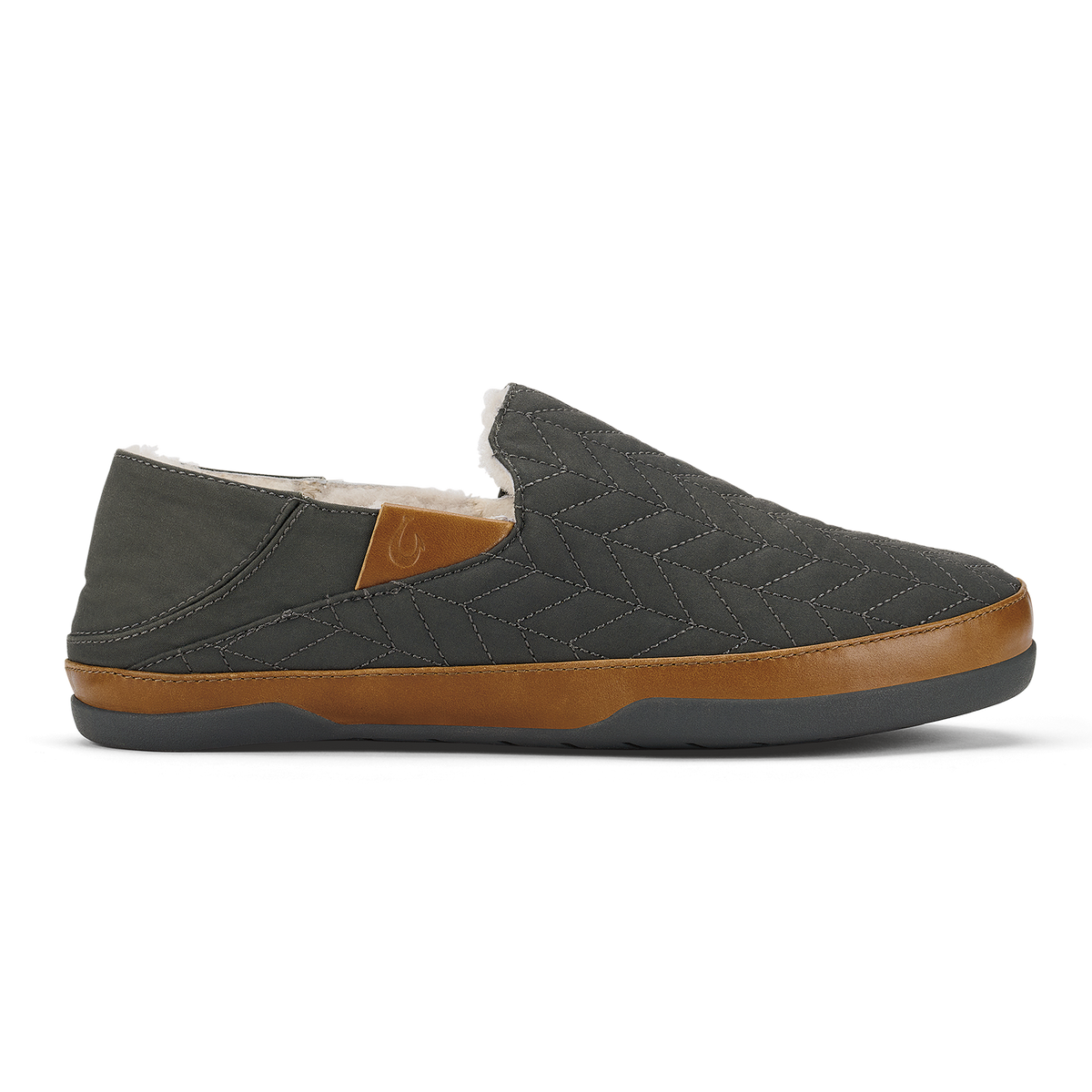 Hanohano Men’s Waxed Canvas Slippers - Dark Shadow | OluKai Men