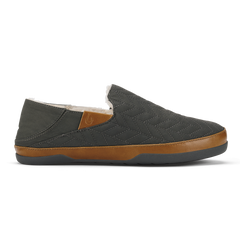 Hanohano Men’s Waxed Canvas Slippers - Dark Shadow | OluKai Men