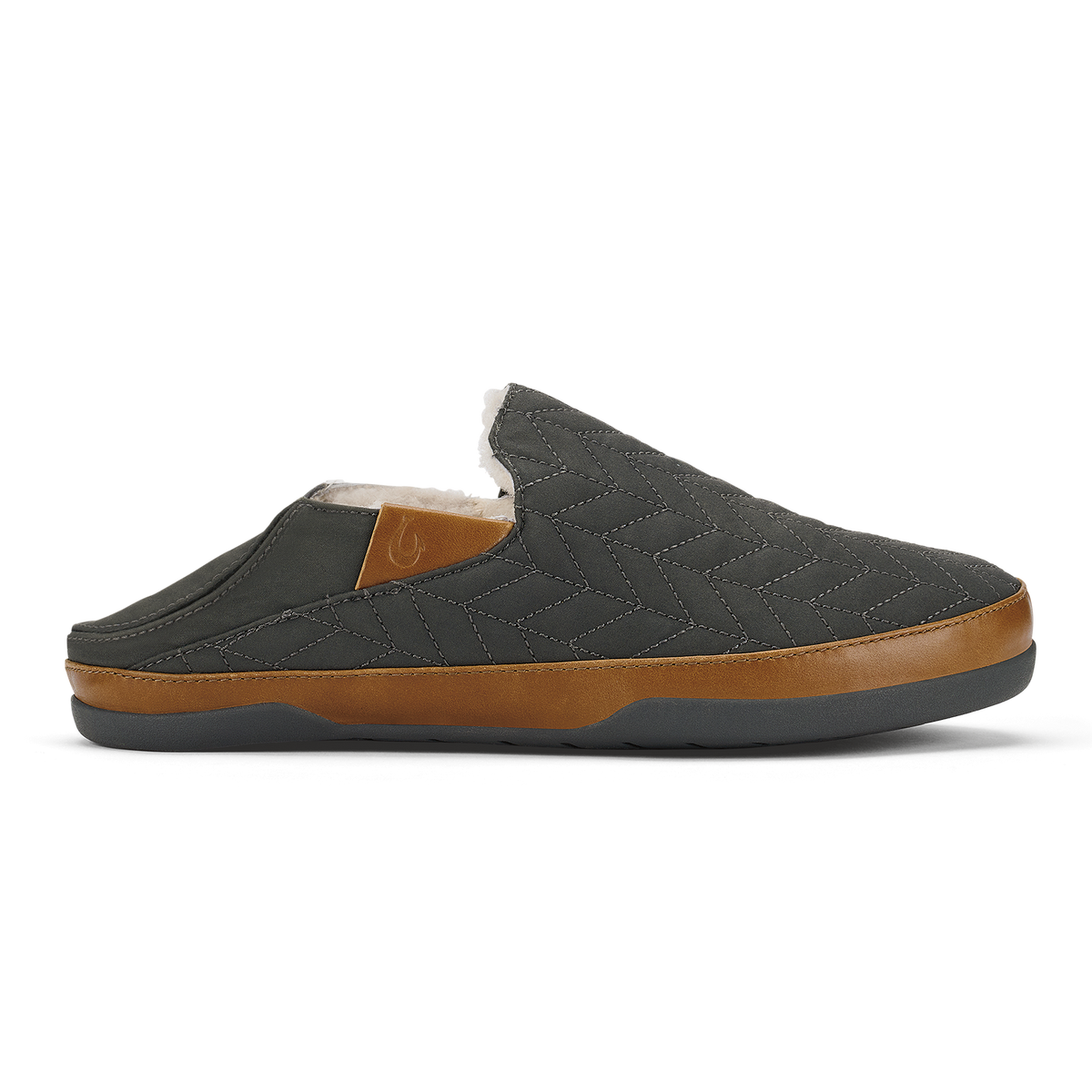 Hanohano Men’s Waxed Canvas Slippers - Dark Shadow | OluKai Men