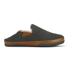 Hanohano Men’s Waxed Canvas Slippers - Dark Shadow | OluKai Men
