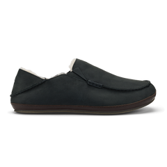Moloā Slipper - Black / Dk Java | OluKai Men