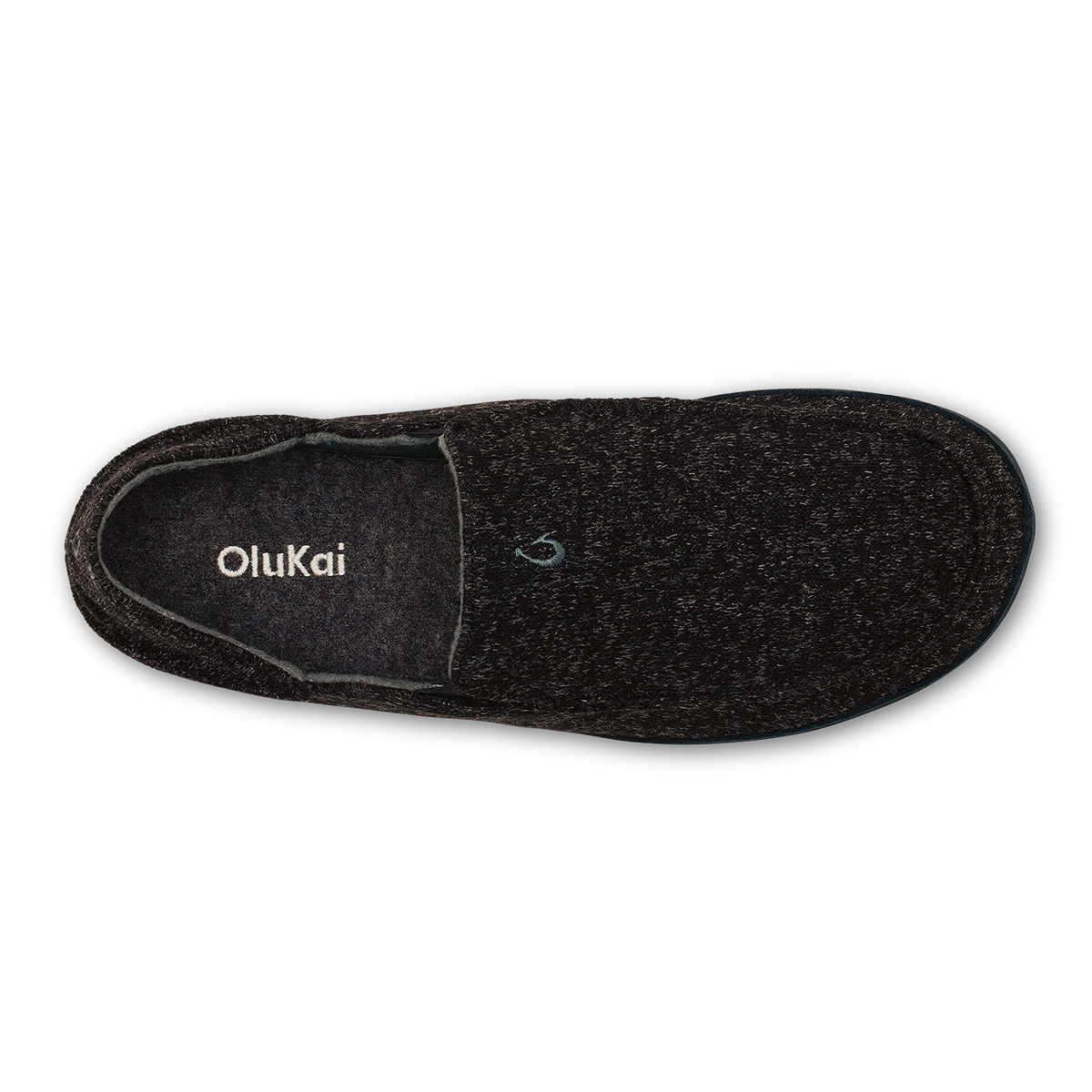 Moloā Hulu Men’s Wool Slippers - Black | OluKai Men