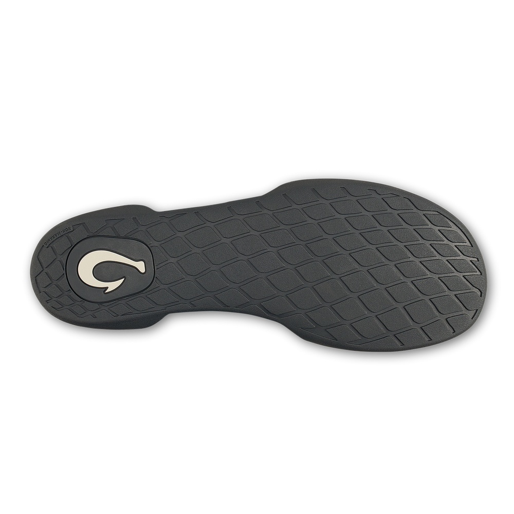 Moloā Hulu Men’s Wool Slippers - Black | OluKai Men