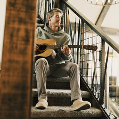 Hāmani Hulu Men’s Wool Mule Slippers - Oatmeal | OluKai Men
