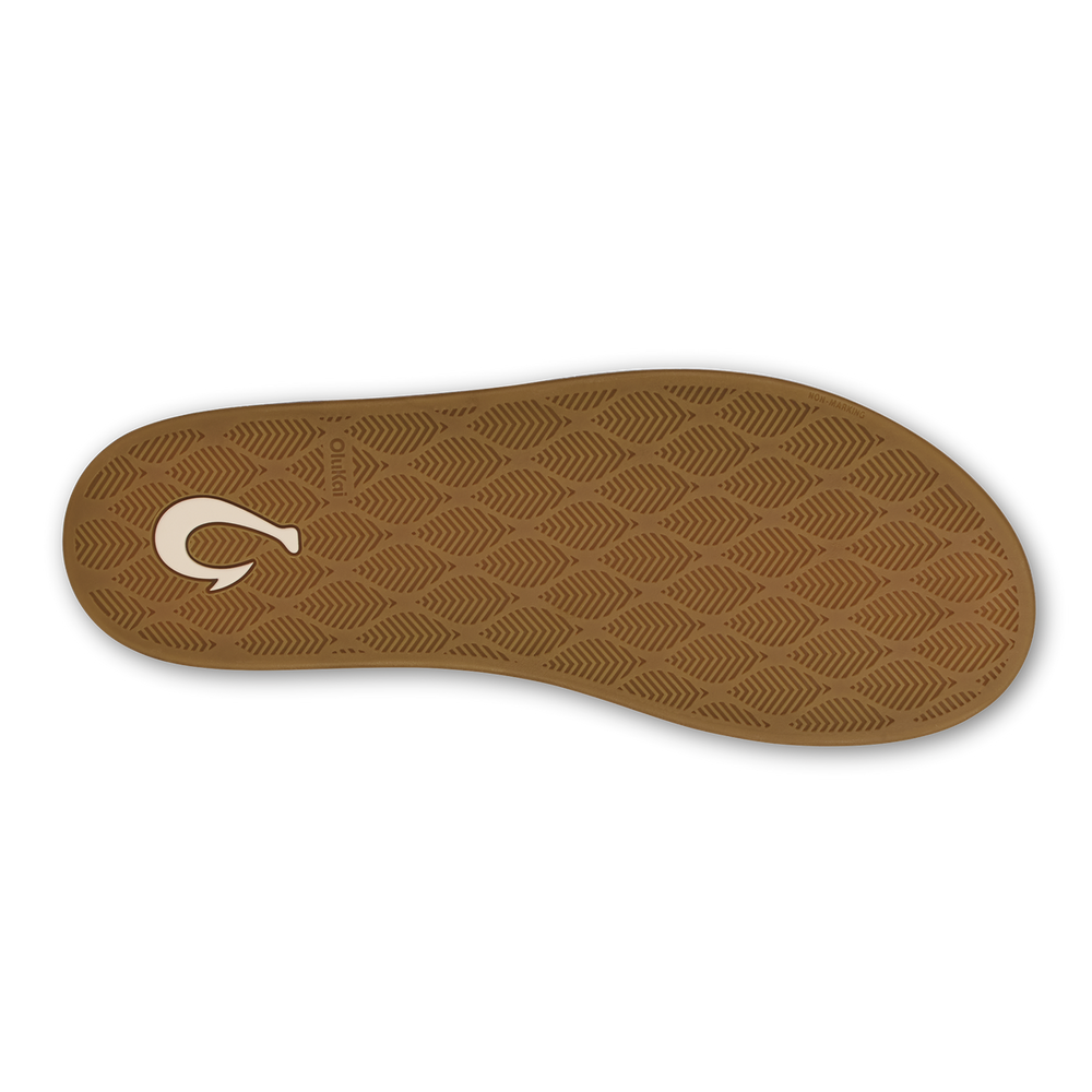 Hāmani Hulu Men’s Wool Mule Slippers - Oatmeal | OluKai Men
