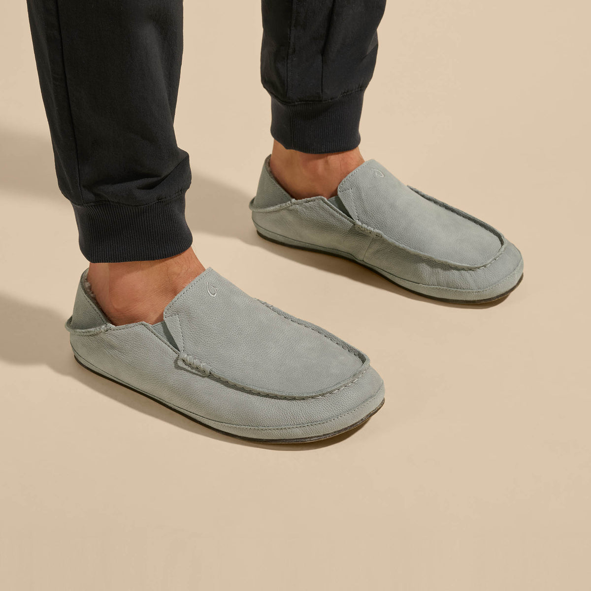 Moloā Men's Leather Slippers - Kona Coffee | OluKai Men