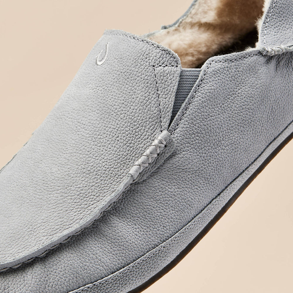 Moloā Men's Leather Slippers - Kona Coffee | OluKai Men