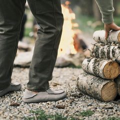 Moloā Men's Leather Slippers - Kona Coffee | OluKai Men