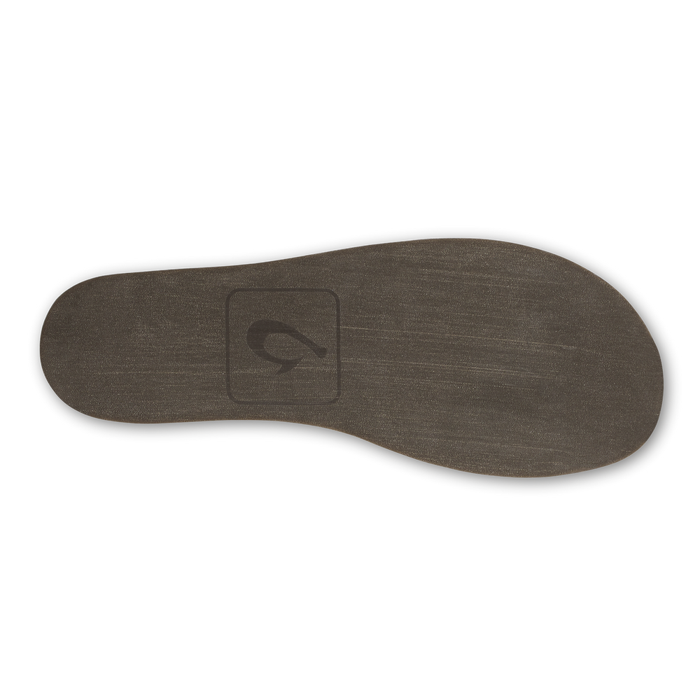 Moloā Men's Leather Slippers - Kona Coffee | OluKai Men