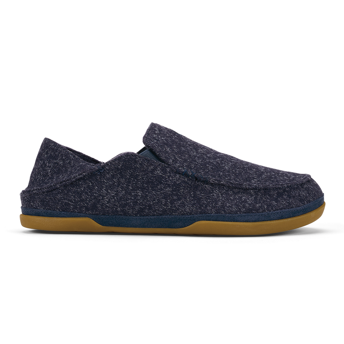 Moloā Hulu Men’s Wool Slippers - Trench Blue | OluKai Men