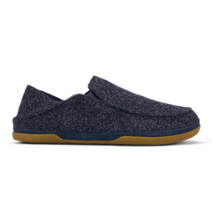 Moloā Hulu Men’s Wool Slippers - Trench Blue | OluKai Men