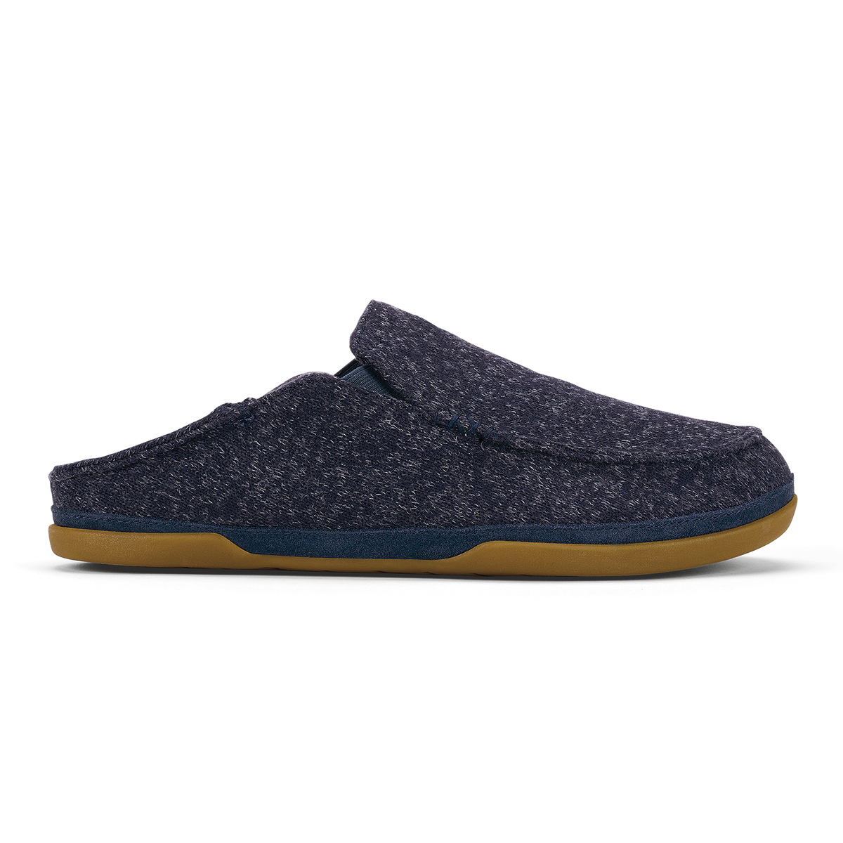 Moloā Hulu Men’s Wool Slippers - Trench Blue | OluKai Men