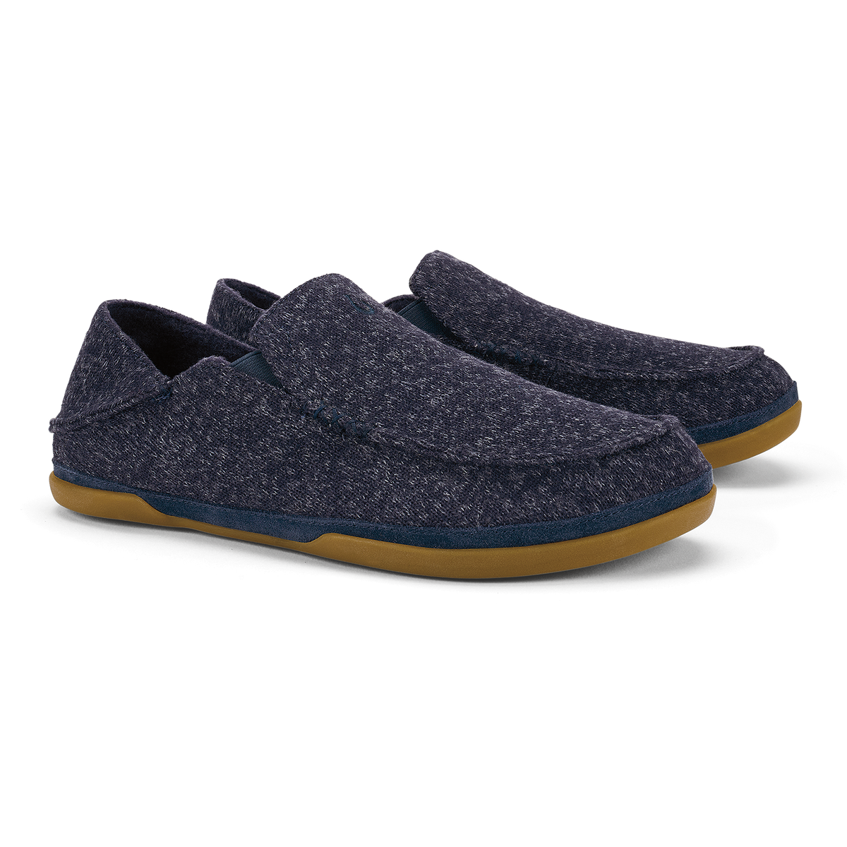 Moloā Hulu Men’s Wool Slippers - Trench Blue | OluKai Men