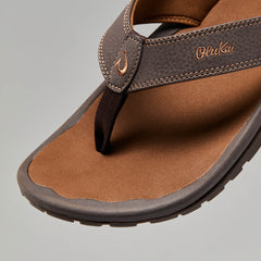 ‘Ohana Men's Beach Sandals - Dark Java / Ray | OluKai Men