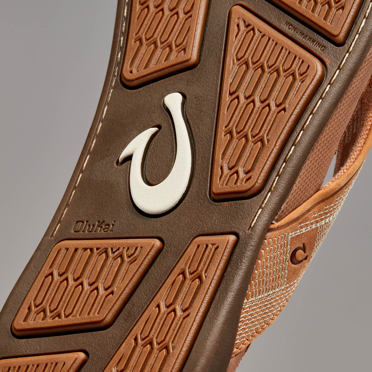 Tuahine Men's Waterproof Leather Beach Sandals - Toffee | OluKai Men