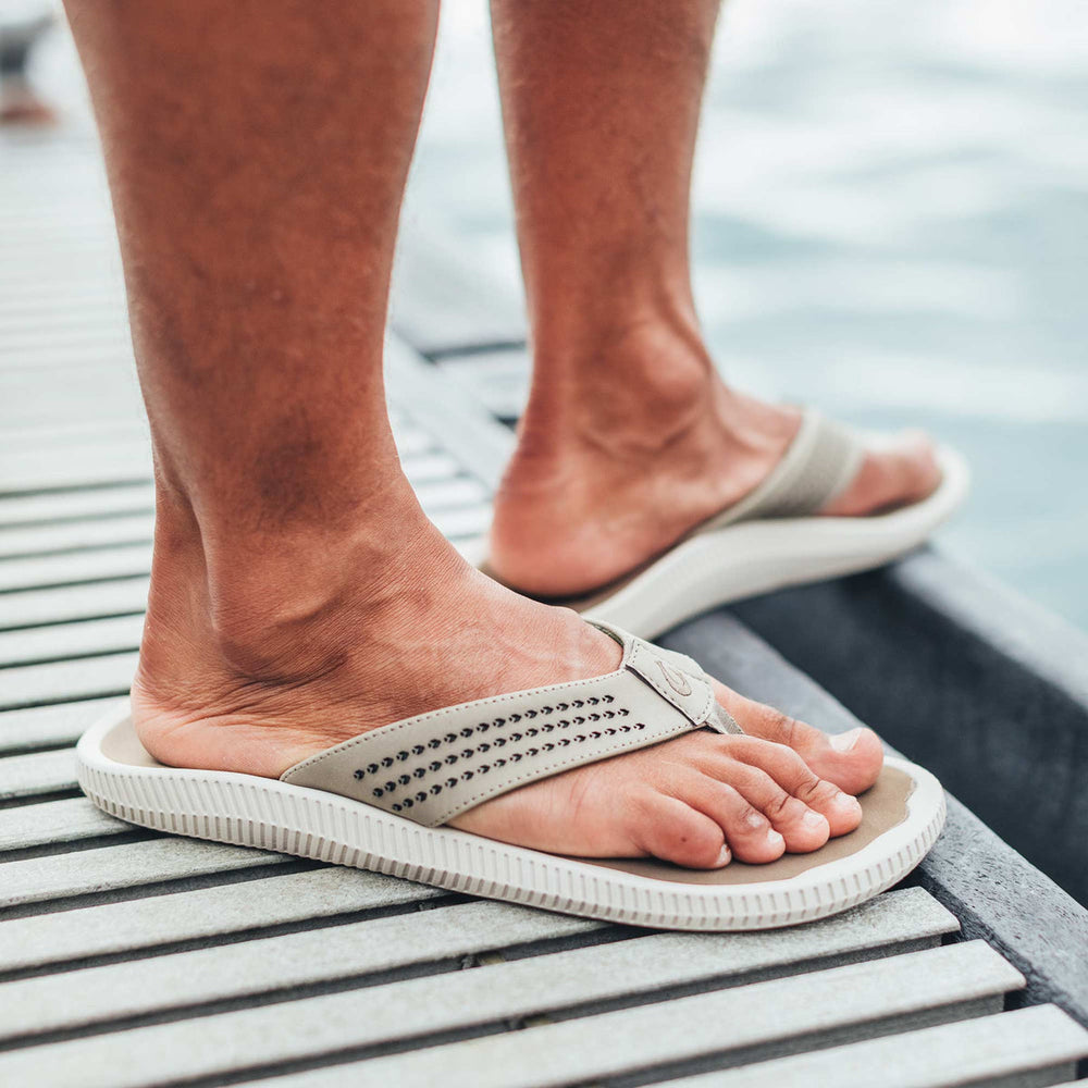 Ulele Men's Water-Ready Beach Sandals - Clay / Mustang | OluKai Men