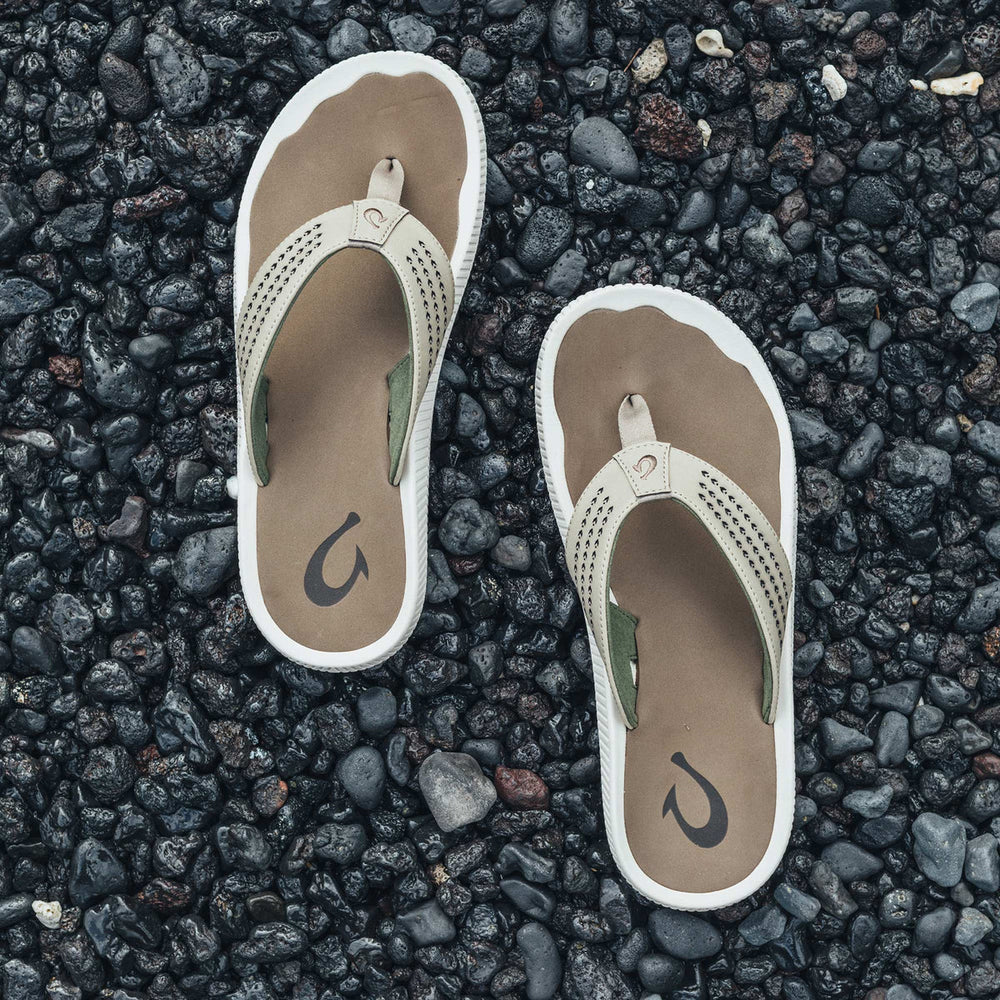 Ulele Men's Water-Ready Beach Sandals - Clay / Mustang | OluKai Men