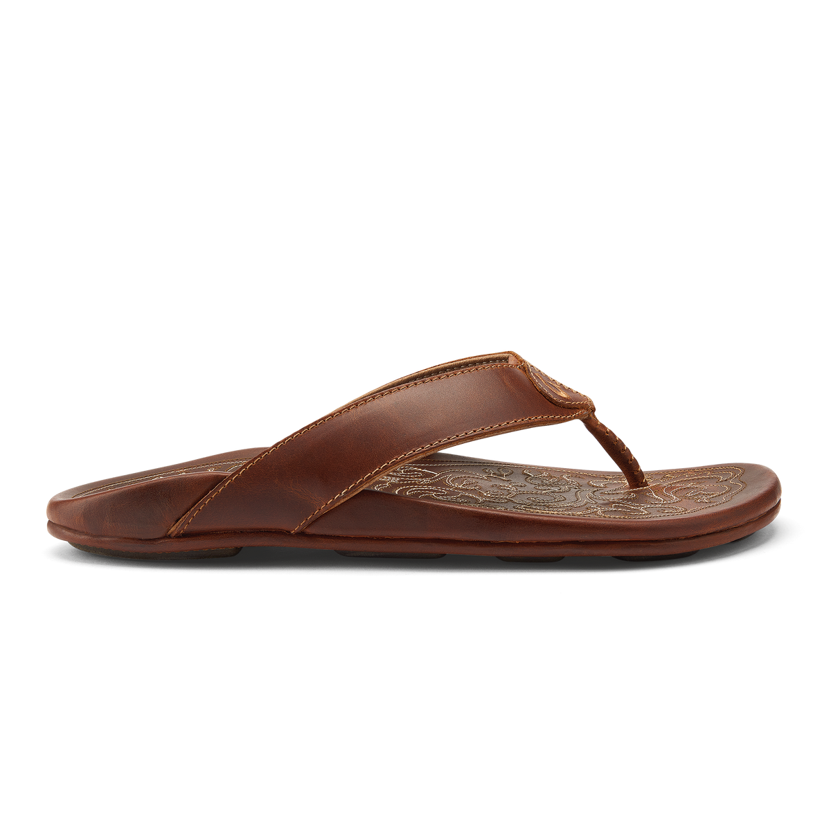 Mekila Men's Full-Grain Leather Beach Sandals - Natural | OluKai Men