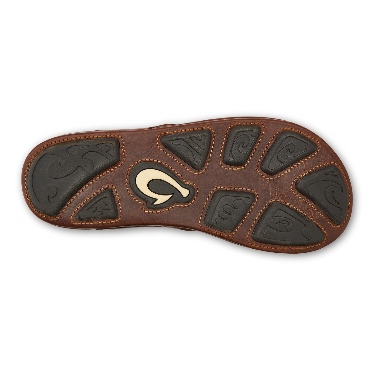 Mekila Men's Full-Grain Leather Beach Sandals - Natural | OluKai Men
