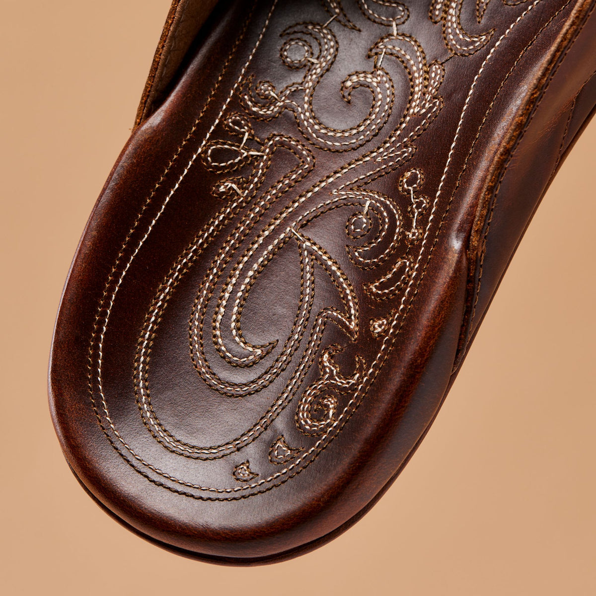 Mekila Men's Full-Grain Leather Beach Sandals - Natural | OluKai Men
