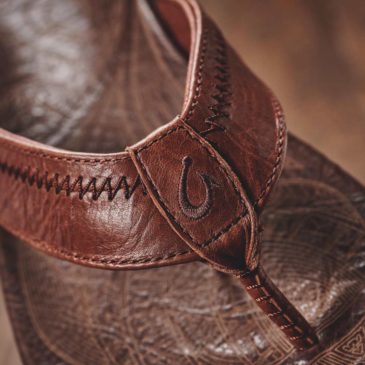 Hiapo - Rum / Dark Wood Men’s Leather Beach Sandals | OluKai Men
