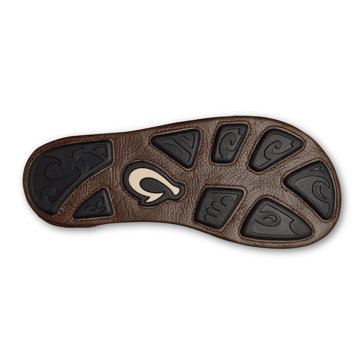 Hiapo - Rum / Dark Wood Men’s Leather Beach Sandals | OluKai Men