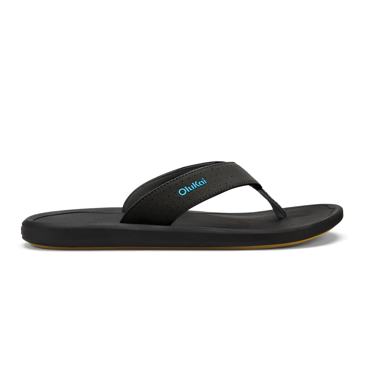 Ki‘i Men’s Water Ready Beach Sandals - Lava Rock / Bold Blue | OluKai Men