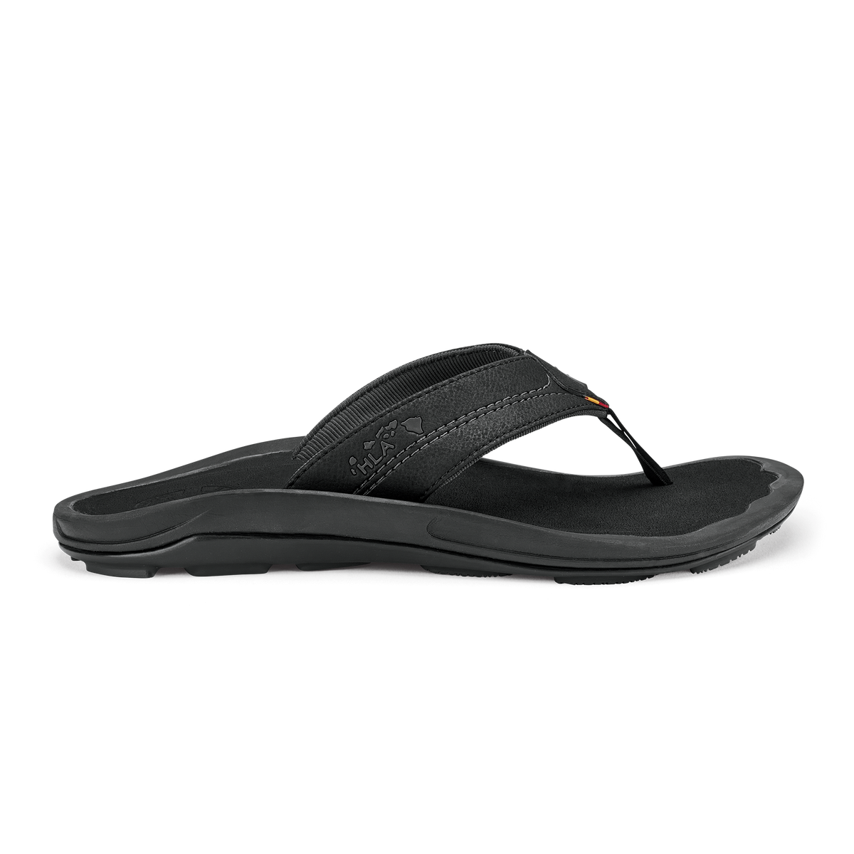 Kīpī Men’s Comfortable Beach Sandals - Black | OluKai Men