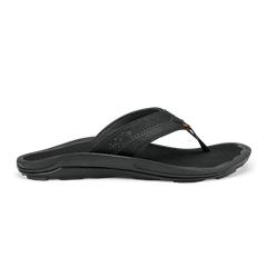 Kīpī Men’s Comfortable Beach Sandals - Black | OluKai Men